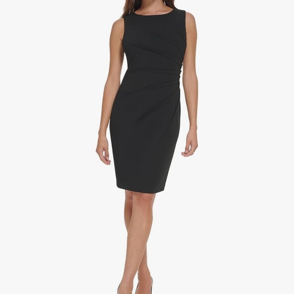 Calvin Klein Women's Sleeveless Sheath Starburst Dress, Sz 8 - Picture 1 of 16